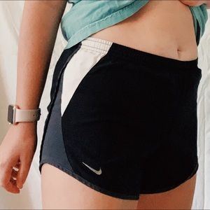 Nike Black & White Running Shorts